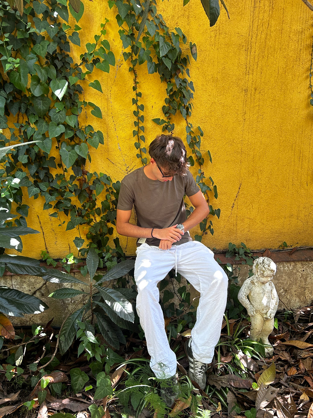The Slim fit Tee      [Forest green]