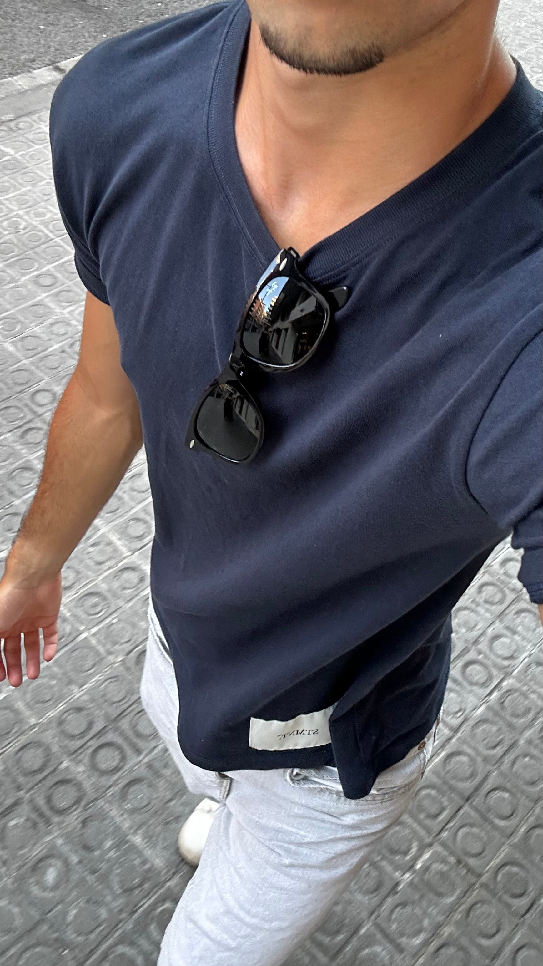 The Slim fit Tee        [Navy blue]