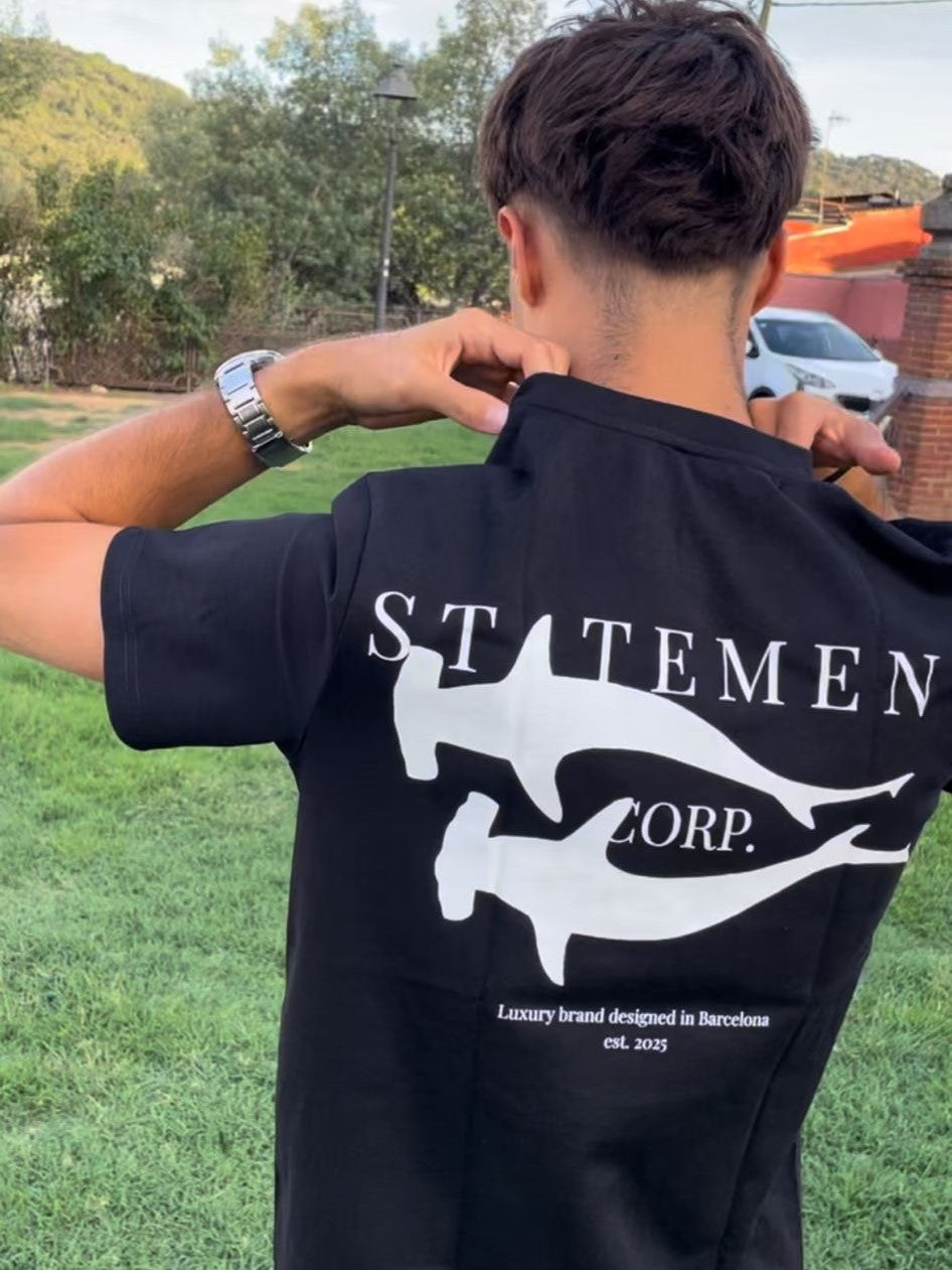 "Sharks" Tee [Black]